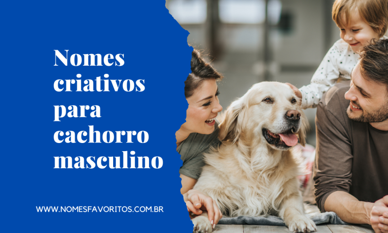 Nomes criativos para cachorro masculino