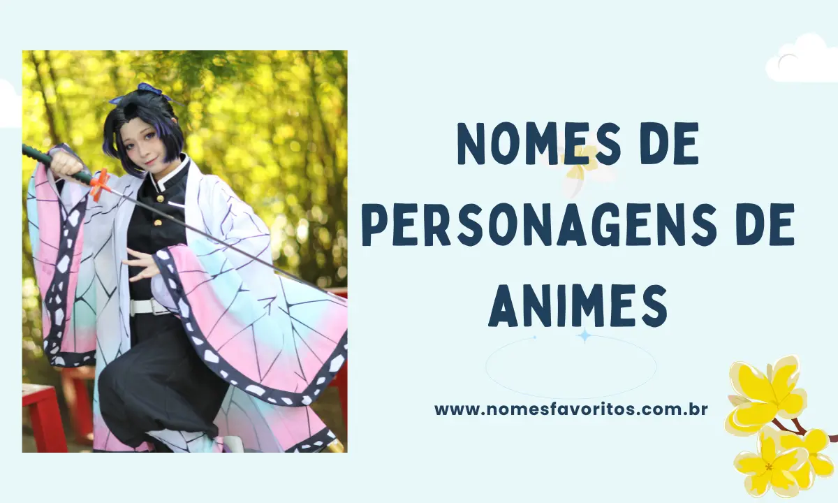 350 Nomes de personagens de animes