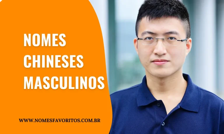 nomes chineses masculino
