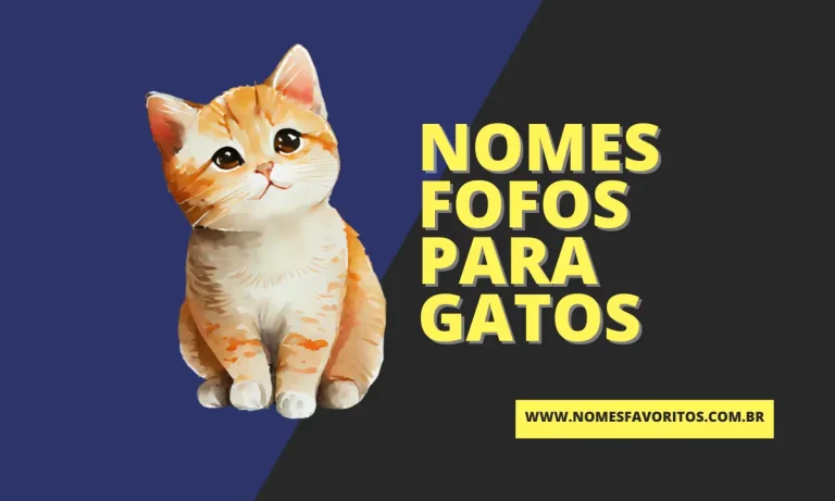 nomes fofos para gatos