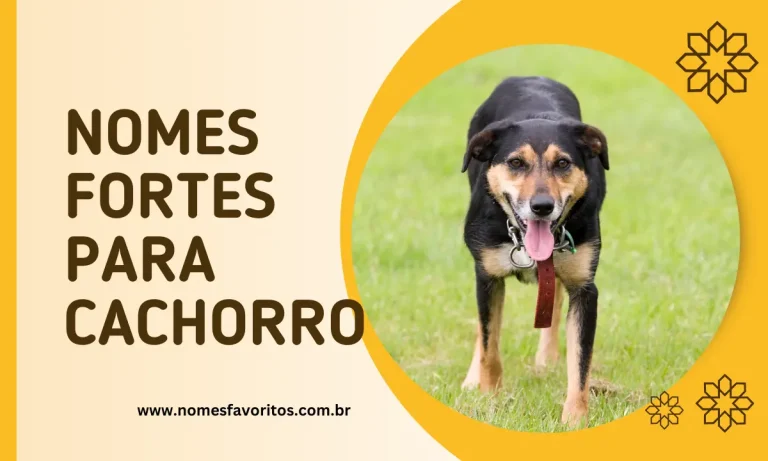 nomes fortes para cachorro