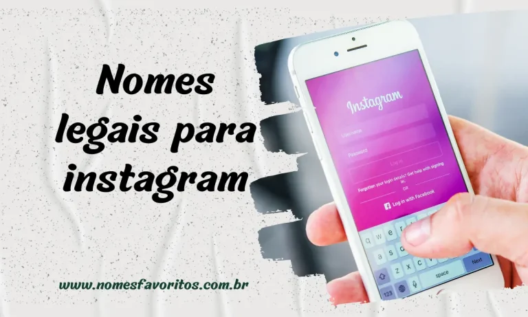 nomes legais para instagram