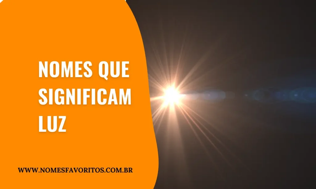 nomes que significam luz