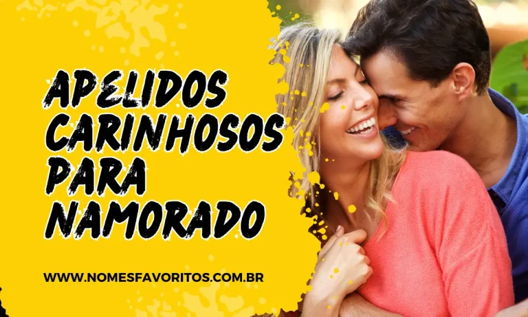 apelidos carinhosos para namorado
