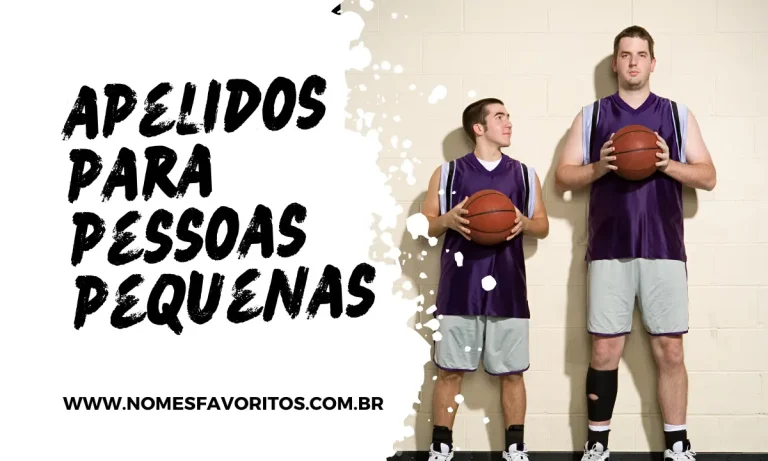 apelidos para pessoas pequenas