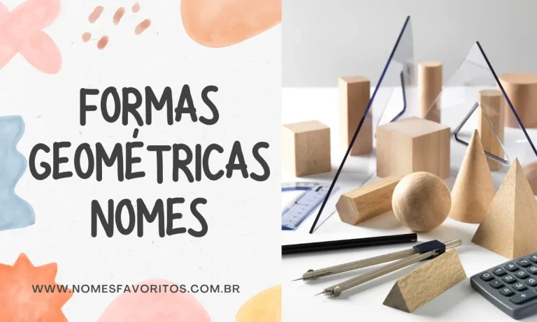 formas geométricas nomes