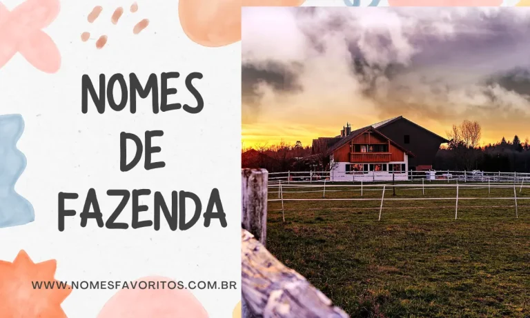 nomes de fazenda