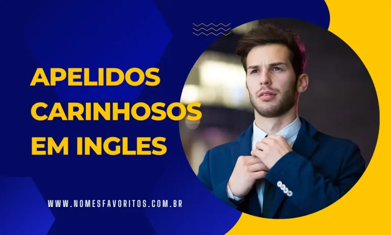 apelidos carinhosos em ingles