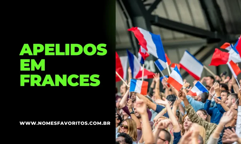 apelidos em frances