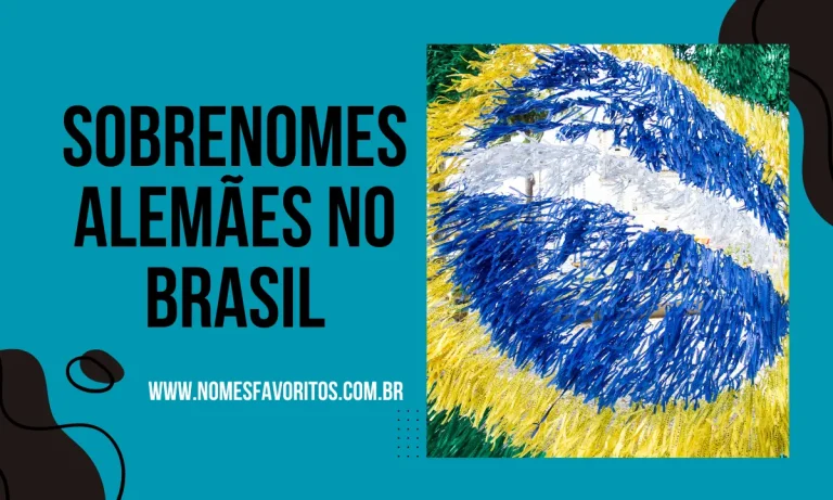 sobrenomes alemães no brasil