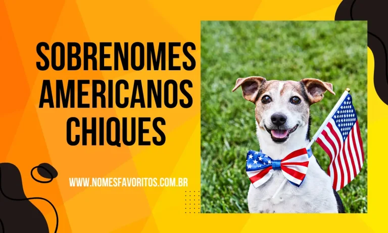 sobrenomes americanos chiques