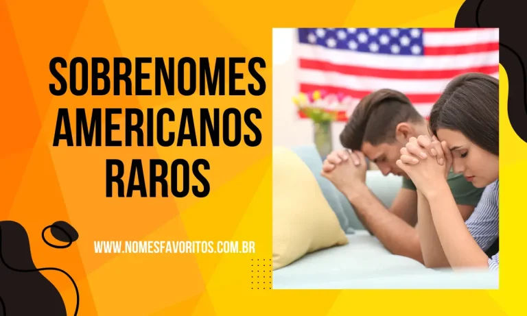 sobrenomes americanos raros