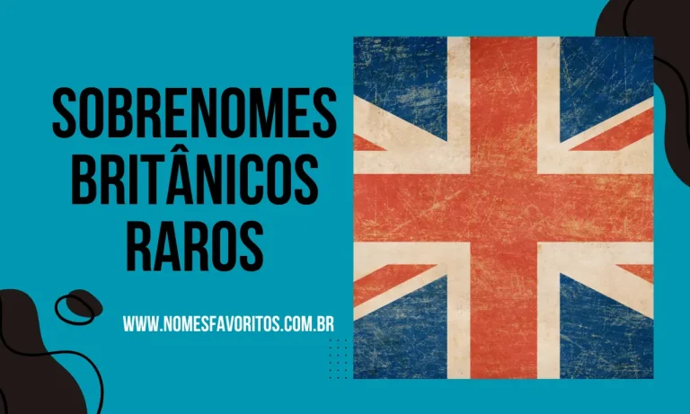 sobrenomes britanicos raros