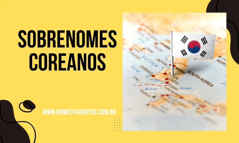 sobrenomes coreanos