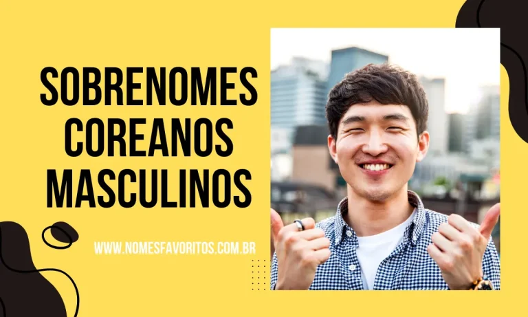 sobrenomes coreanos masculinos