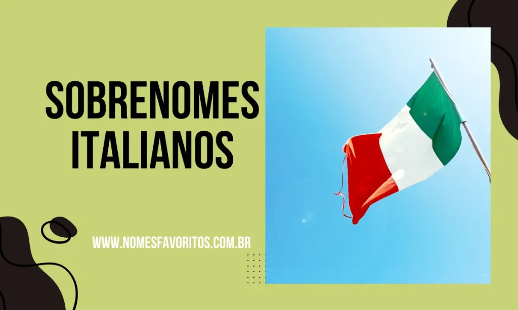 sobrenomes italianos