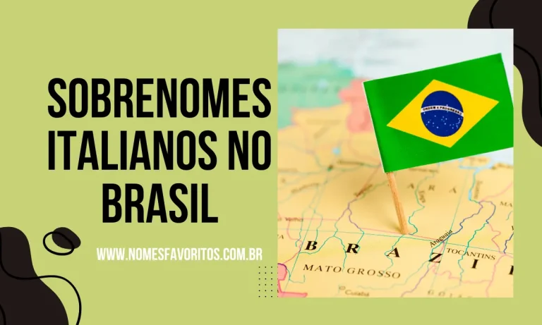 sobrenomes italianos no brasil