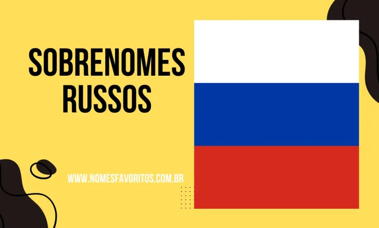 sobrenomes russos