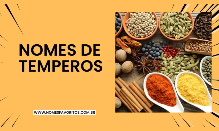 nomes de temperos