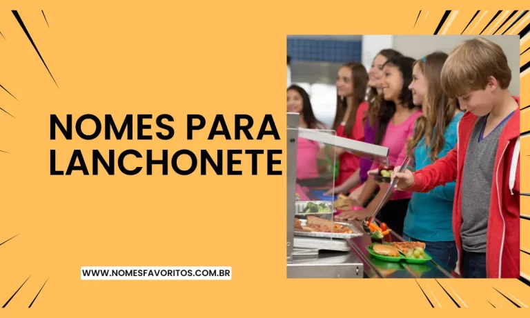 nomes para lanchonete