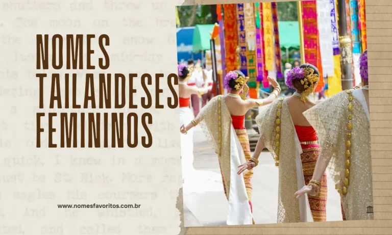 nomes tailandeses femininos