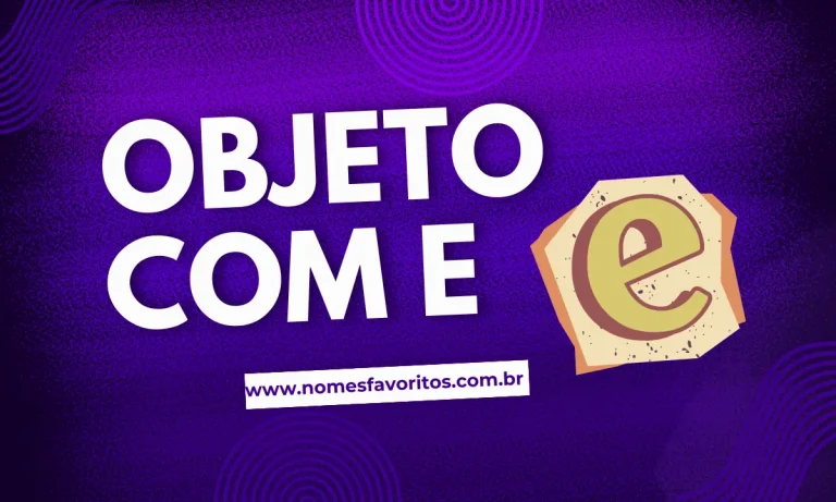 objeto com e